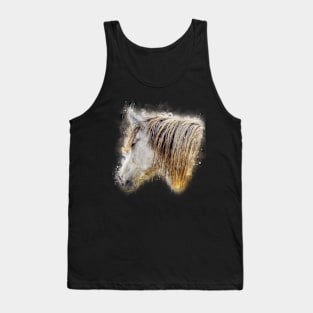 Magnificent Percheron Drafthorse Head 3 Tank Top